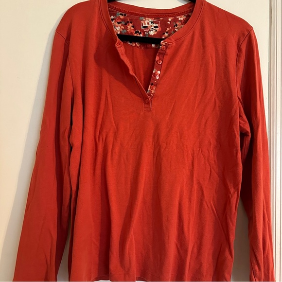 L.L. BEAN Henley Women XL Reg - Picture 1 of 8